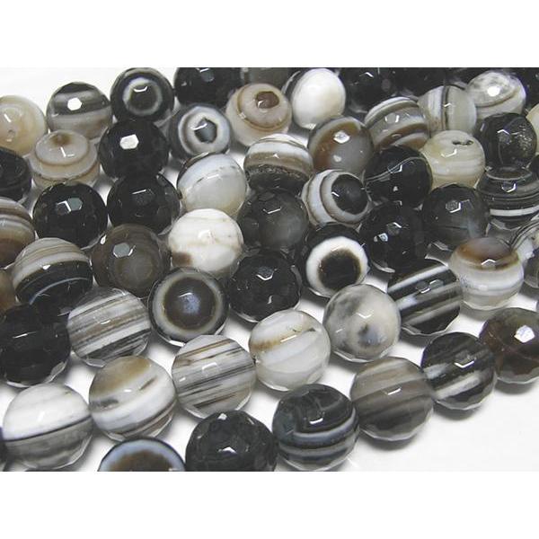 天眼石 ラウンド64面カット 連販売 約10mm 3000407☆