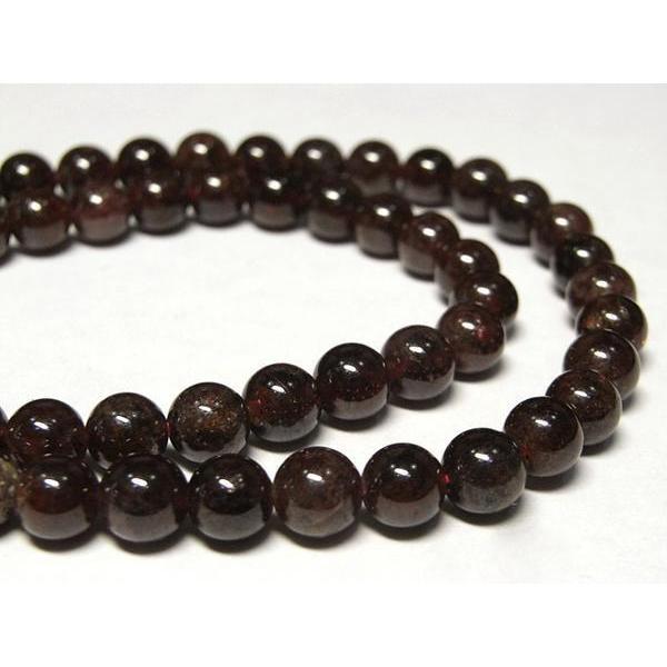 ガーネット ラウンド 連販売 約6mm 3000747