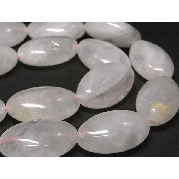 ローズクォーツ オーバル型 連販売 約25×15mm 3000937☆