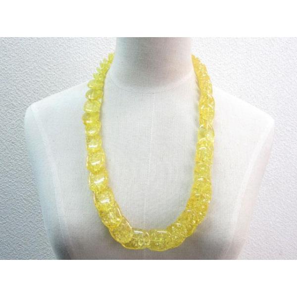 アンブロイド琥珀 ネックレス オーバル　約11〜23mm 9000016