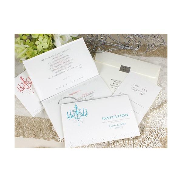 結婚式 招待状 シャンデリア セット 手作り キット 用紙 おしゃれ 安い 10部までネコポス可 Inv Chandelier ウエデイングアイテムb Square 通販 Yahoo ショッピング