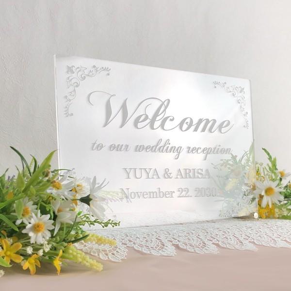 アクリル製ウエルカムボード ウエルカムオブジェ 結婚式 披露宴 ウエディング 名入れ Wg Wb Acrylic ウエデイングアイテムb Square 通販 Yahoo ショッピング
