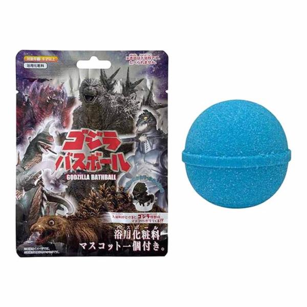 ゴジラ バスボール 2 浴用化粧量マスコット1個付き 雑貨 日用品 / 東宝