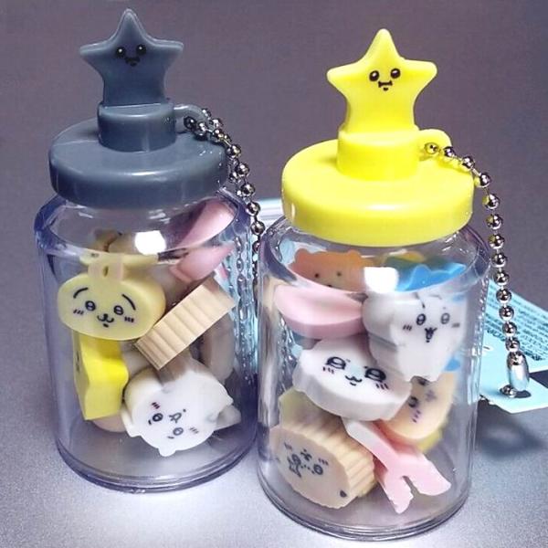ちいかわ つめつめ消しゴム (1ボトル/全12種入り) ※ボトルカラー ちいかわ つめつめ消しゴム (1ボトル/全12種入り) ※ボトルカラー