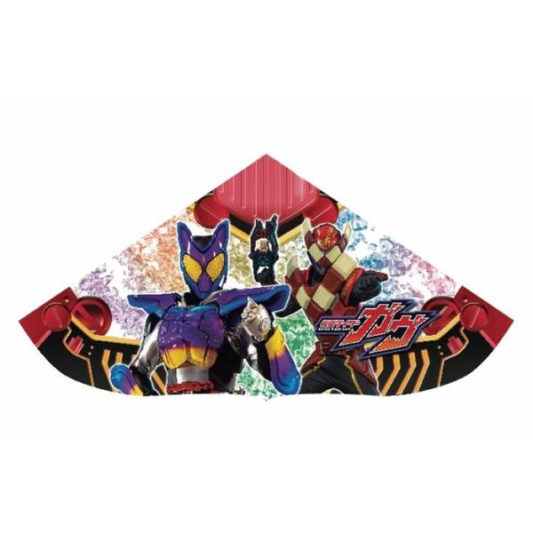 [ 商品名 ]キャラクターカイト 仮面ライダーガヴ[ 特徴 ]仮面ライダーガヴのキャラクターカイトです。ビッグサイズ 約116cm×64cm凧糸付き 約35m エッジ・ガード装着グラスファイバークロスロッド使用日本製対象年齢： 3才以上[ ...