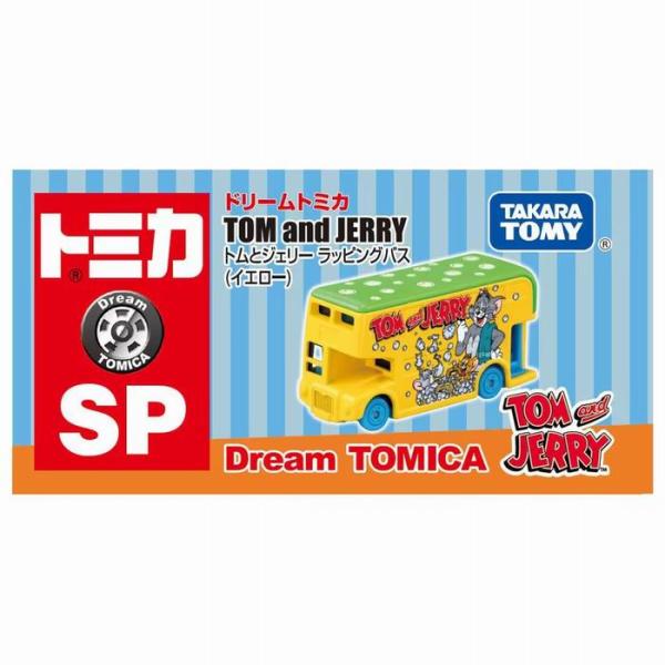 トミカ ドリームトミカ トムとジェリー ラッピングバス (イエロー