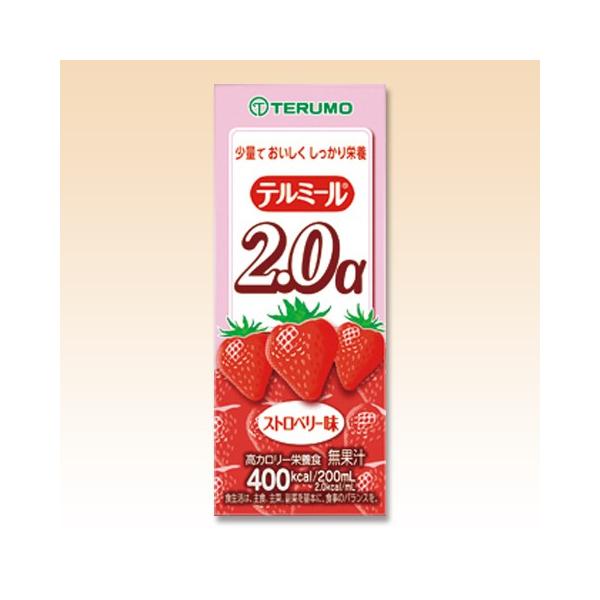 テルミール2.0α ストロベリー味 200mL×24本 : ビースタイルYahoo!店
