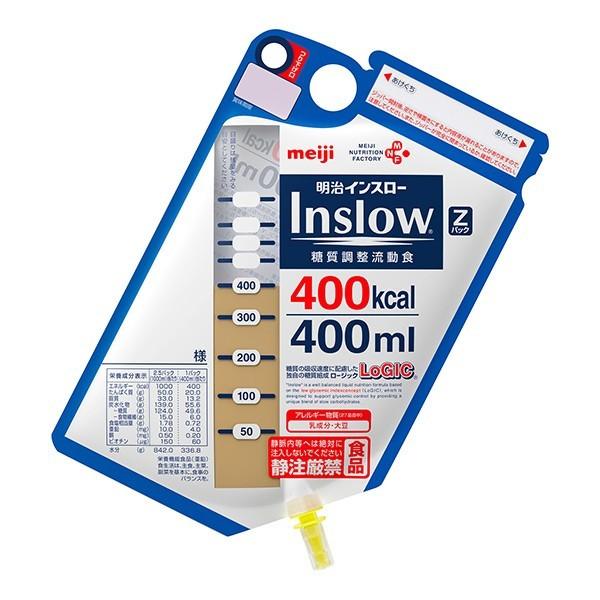 【取寄】明治 インスロー （Inslow）　Ｚパック400kcal×12個