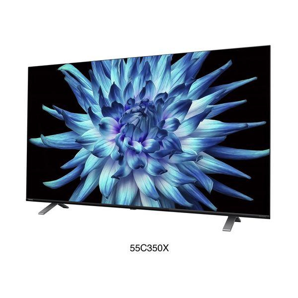 東芝 レグザ　4Kチューナー内蔵大画面液晶テレビ 55C350X ネット動画も録画番組も美しく楽しめるシンプル4K液晶レグザ「C350X テレビ