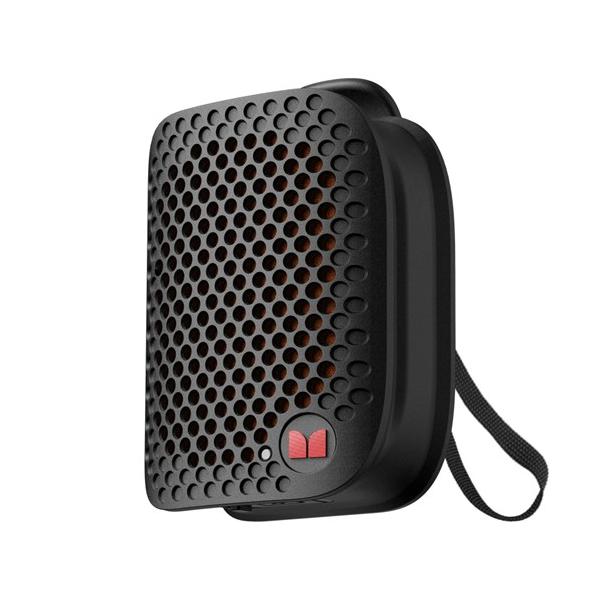 MONSTER ATOMIC BLASTER MICRO Bluetooth スピーカー 防水IPX5 高音質 小型 ワイヤレス ハンズフリー通話 ステレオペア対応 ブラック MS62106BK