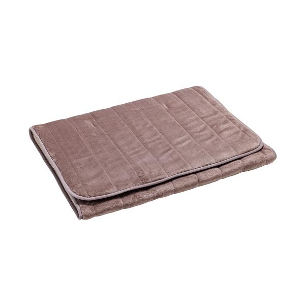 広電 KODEN 電気ラグ らく寝ぼう 敷きタイプ フランネル モカ 丸洗い可