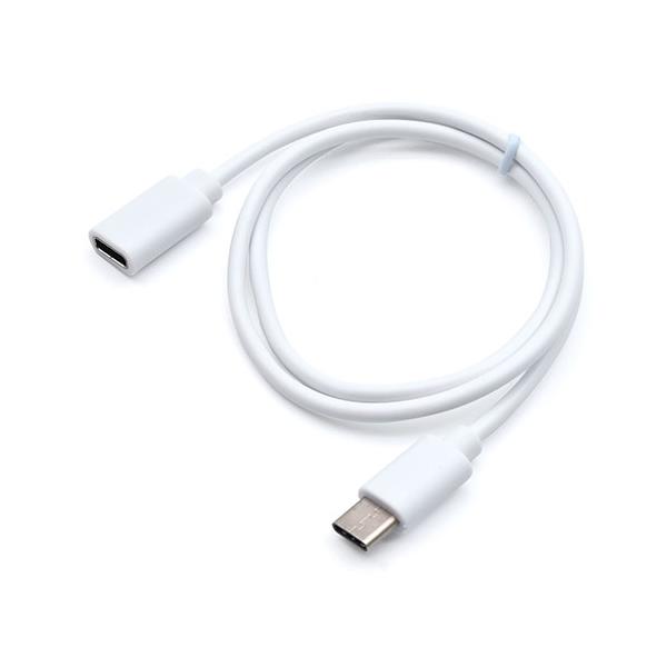 日本トラストテクノロジー 充電・通信対応 TypeC延長ケーブル 0.5m JSC-046WH