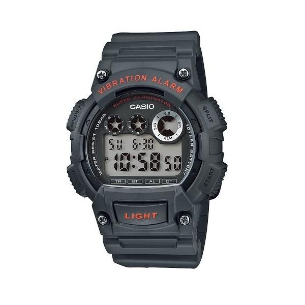 メーカー：カシオJAN：4549526295836型番：W-735H-8AJH■商品説明■●見やすい高輝度LEDライトや、アラームなどを振動でお知らせするバイブレーション機能付きです。●長寿命バッテリー●スポーティーデザイン■仕様■・サイズ...