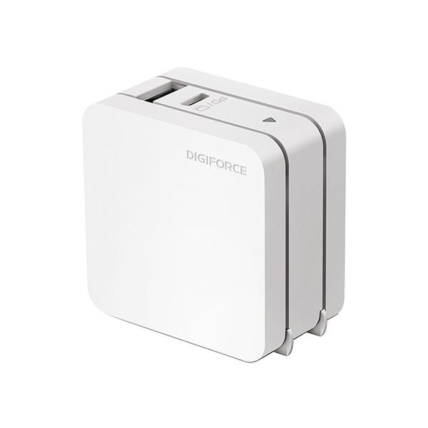 デジフォース Square スタイリッシュPD充電器 65W 1A1C ホワイト D0035WH