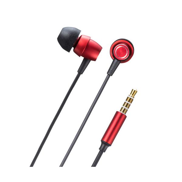 コンビニ受取可 サンワサプライ マイク付きステレオイヤホン MM