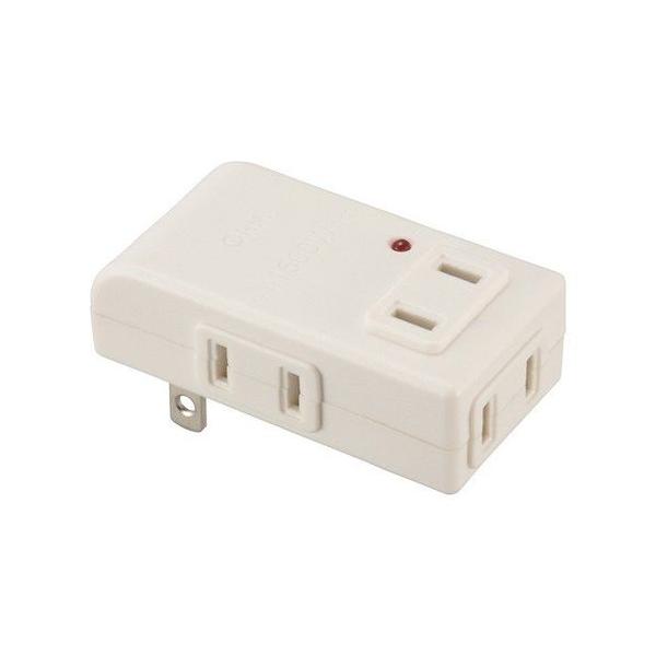 OHM コンビニ受け取り可 マイクロタップ 雷ガード 4個口 白 OHM コンビニ受け取り可 マイクロタップ 雷ガード 4個口 白