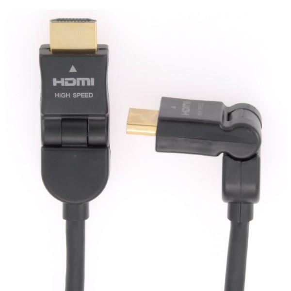 OHM（オーム電機） HDMI ケーブル スイング横型 1.5m オーム VIS-C15SH