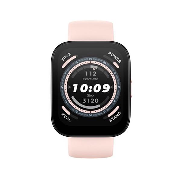 Amazfit Bip 5 パステルピンク スマートウォッチ GPS 通話 大画面 防水 アマズフィット ビップ5