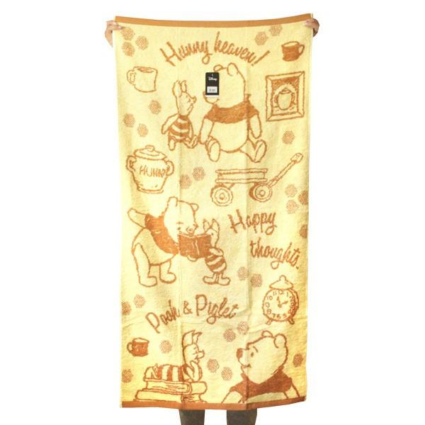 ディズニー バスタオル カジュアル プー Bi ジャガード地 キャラクター お風呂 グッズ 大判 林 かわいい タオル ネコポス可 Bibt Babu 通販 Yahoo ショッピング