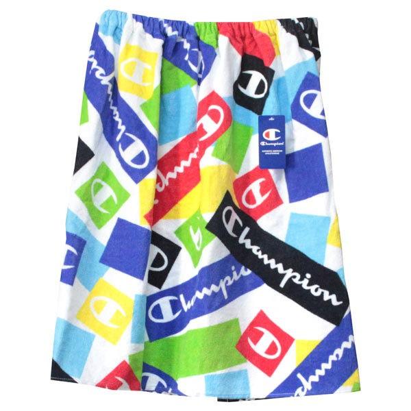 チャンピオン 巻きタオル Cブロック Mj Champion 60cm丈 ラップタオル スポーツブランド プール 林 タオル ネコポス可 Suke 3755 Babu 通販 Yahoo ショッピング