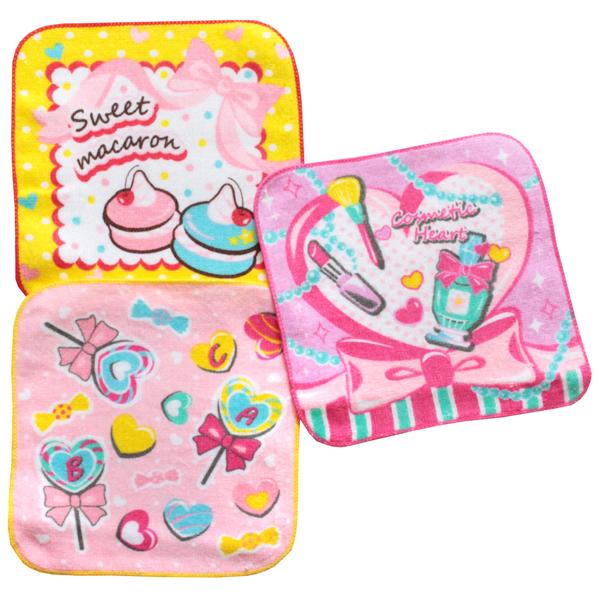 ノンキャラクター プチタオル 3枚組 キュートリボン Pk ミニタオル 女の子 入園 林 ハンカチ ネコポス可 Suke N 342 Babu 通販 Yahoo ショッピング