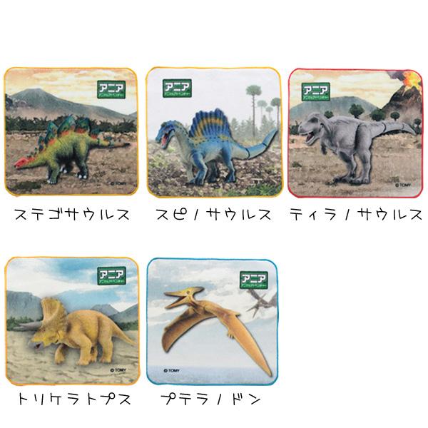 アニア ミニタオル 恐竜 立体動物図鑑 プチタオル ダイナソー 男の子 キャラクター タオル ハンカチ ネコポス可 Suke N 39 Babu 通販 Yahoo ショッピング