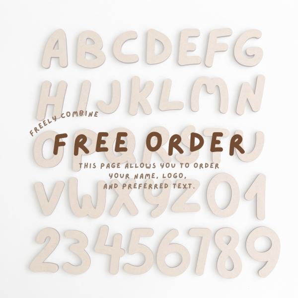 木製レターバナーのお好きな文字をオーダーできるページですHAPPY BIRTHDAYJUST BORNWELCOMEお子様のお名前お店のロゴなど、自由にオーダー可能です。【オーダー方法】オーダーは5文字よりお受け致します。※5文字以下の場合...