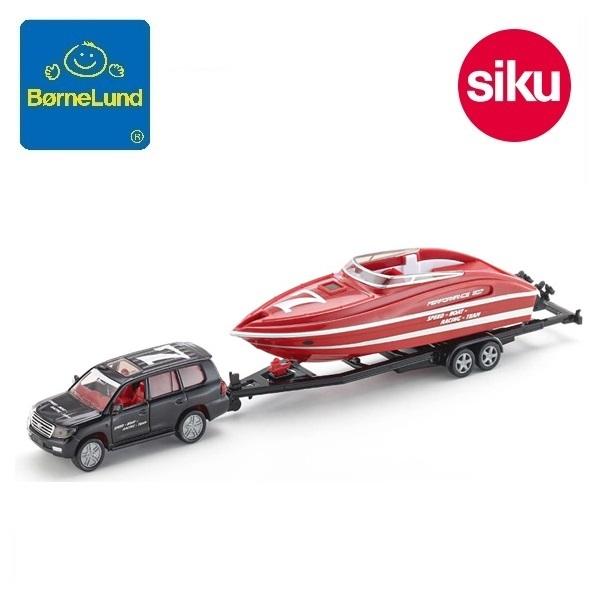 ボーネルンド トヨタランドクルーザー モーターボート積載トレーラー