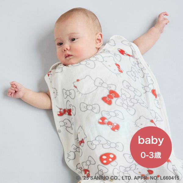 ■HelloKittyとフィセルHoppettaのコラボレーション。■オリジナルのテキスタイルにはHoppettaのモチーフであるきのこ柄も織り込まれています。■竹素材から作られたバンブーレーヨンを使用し、なめらかな肌触り。■通気性・吸水性...