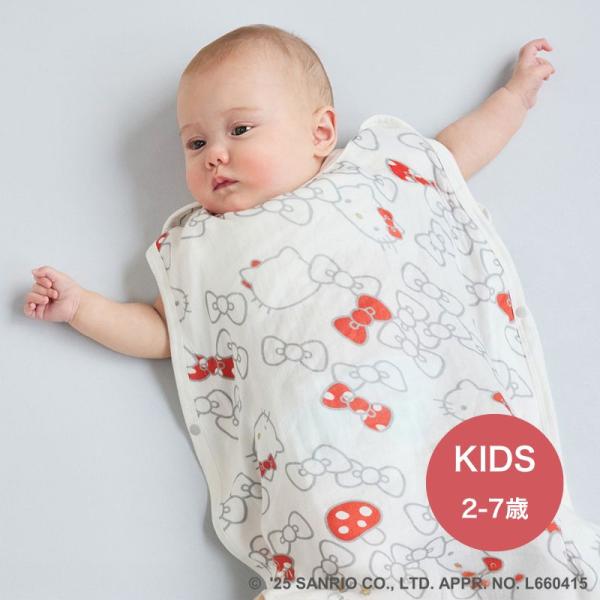 ■HelloKittyとフィセルHoppettaのコラボレーション。■オリジナルのテキスタイルにはHoppettaのモチーフであるきのこ柄も織り込まれています。■竹素材から作られたバンブーレーヨンを使用し、なめらかな肌触り。■通気性・吸水性...