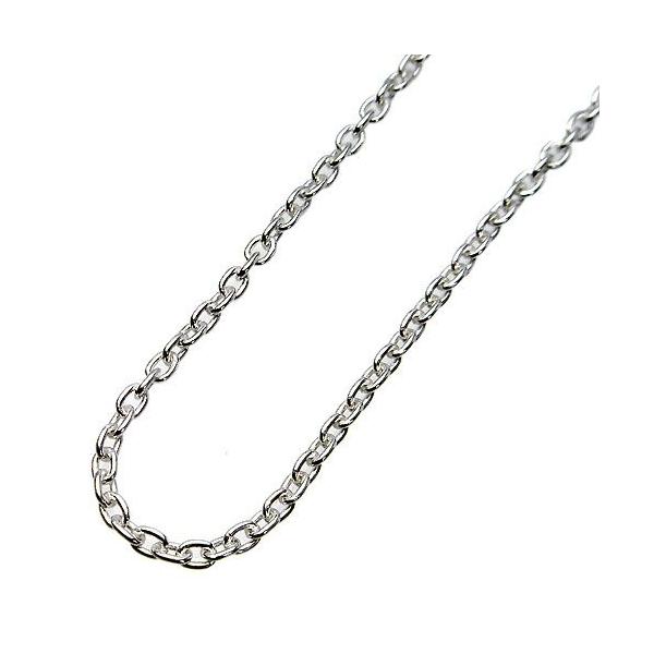 16日までポイント5倍 シルバー925 あづきチェーン幅1.8mm 50cm シルバーネックレスチェーン