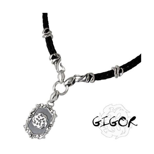 GIGOR ジゴロウ シンボライズフレーム シルバーネックレス L : Baby 