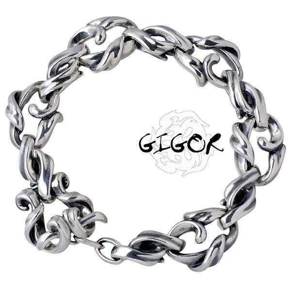 GIGOR ジゴロウ ティグル シルバーブレスレット M : Baby・Sies 