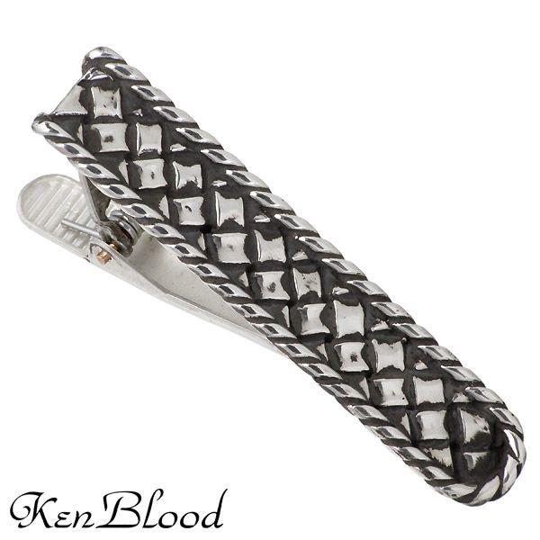 ケンブラッド KEN BLOOD シルバー タイピン メンズ 編みこみ ネクタイピン ot KB-KP-318 送料無料 KEN BLOOD（ケンブラッド） 29日までポイント5倍 編みこみ シルバー