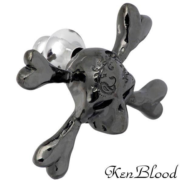 ケンブラッド Ken Blood トライアンフ シルバー ピン ブラック スカル ピンブローチ Www Lagence Sausheim Fr