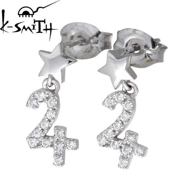 K-SMITH（ケースミス） 惑星 シルバーピアス CZ 木星 両耳用 : Baby