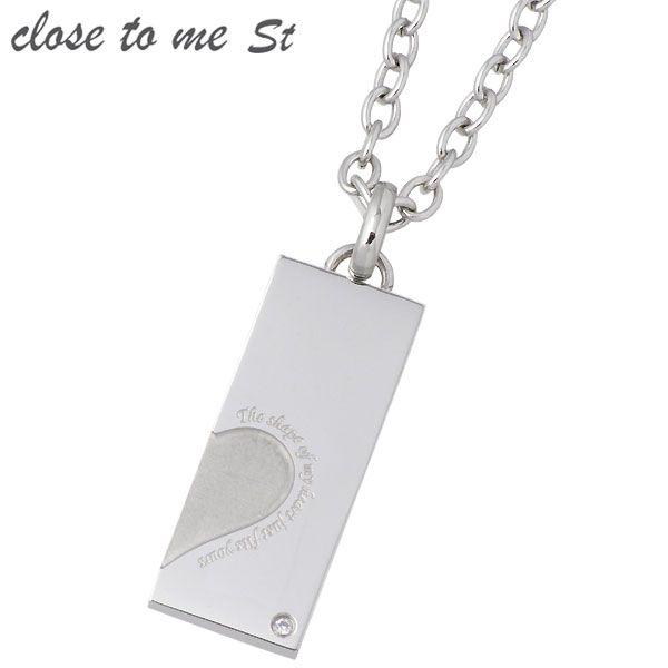 close to me（クロストゥーミー） ステンレス ネックレス 金属 