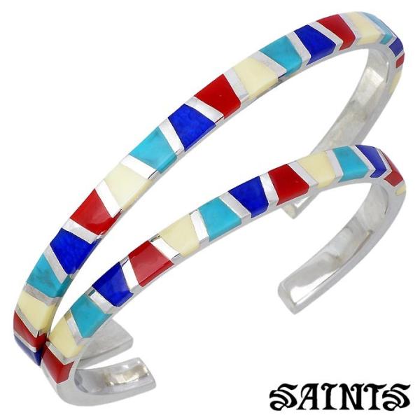 SAINTS（セインツ） 6日までポイント5倍 シルバーペア バングル マルチ