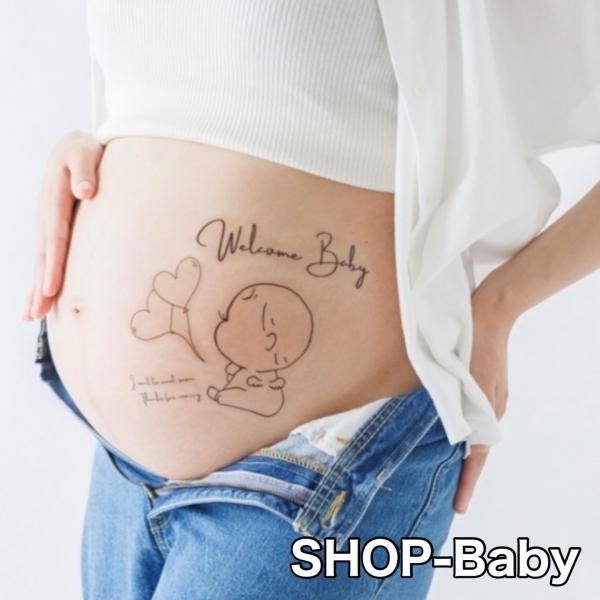 ハート　風船　マタニティシール　マタニティフォトシール　マタニティ　シール