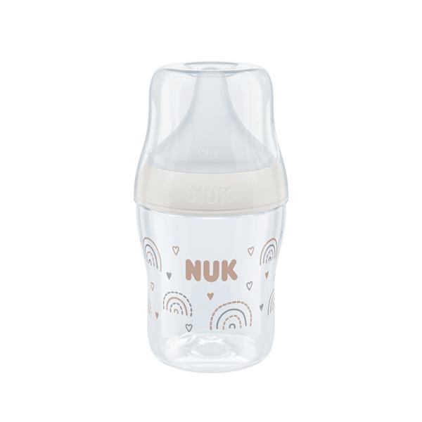 NUK ヌーク パーフェクトマッチ ほ乳びん 150ml プラスチック製 適温目盛り付き 哺乳瓶 新生児 0カ月から ニップル付き ドイツ製 出産準備 授乳