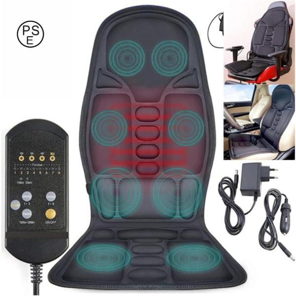 電圧: 入力AC 110出力: DC12V電力: 12Wカラーボックスを含むモーター7セット重量：1kgモーター8セット（ボックスを含む）：1.1kg製品サイズ：115×49cm車載＆家庭兼用のポータブルマッサージクッション。コンパクト設計...