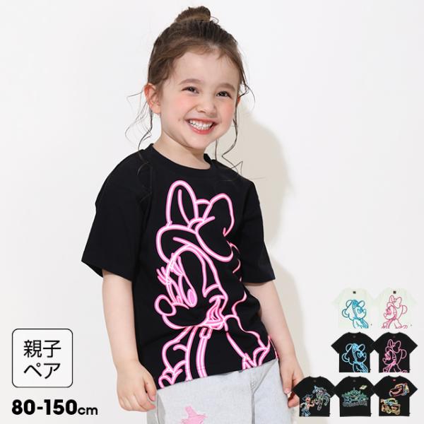 Disney（ディズニー） 親子ペア 子供服 Tシャツ 男の子 キッズ 半袖