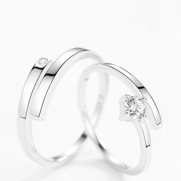 ペア 恋人 バレンタインデー 永遠を誓う ペアリング 結婚指輪 レディース ギフト 記念日 注目ショップ 誕生日 メンズ プレゼント シルバー925 フリーサイズ調整可能