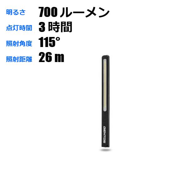 365日発送)充電式 LED作業灯 ワークライト 700ルーメン バーライト