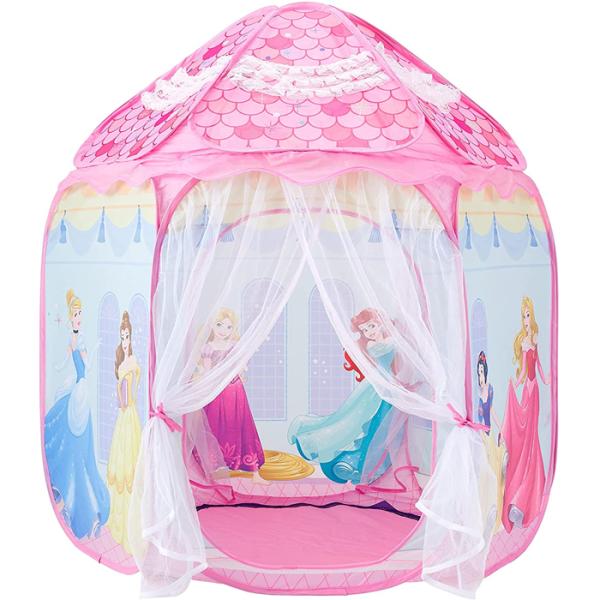 ディズニープリンセス キラキラプリンセスルーム キッズハウス テントハウス ボールハウス ボールプール 子供 室内テント遊具 かわいい 女の子 ピンク