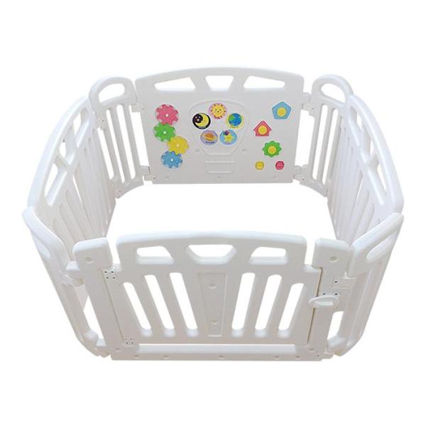 【メーカー】JTC ジェーティーシー【対象年齢】生後5か月〜3歳頃まで【商品サイズ】H59×W110×D110cm【主材質】ポリエチレン、ポリプロピレン【機能・特徴】扉付きで出入りラクラクセーフティロック付き組立簡単なジョイント子供部屋に合...