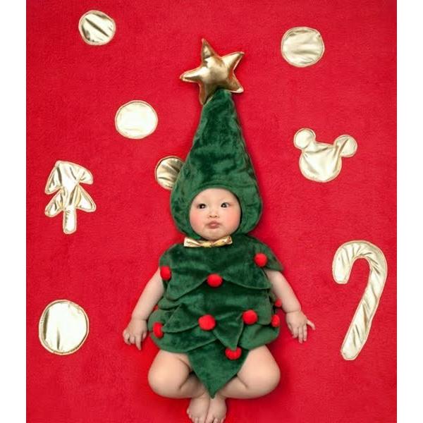 撮影用コスチュームベビー子供服新生児0歳 8ヶ月用クリスマスツリーコスチューム コスプレ衣裳赤ちゃん海外直輸入 ベビー用品店内商品2点以上お買い上げ Www Fakfakkab Go Id