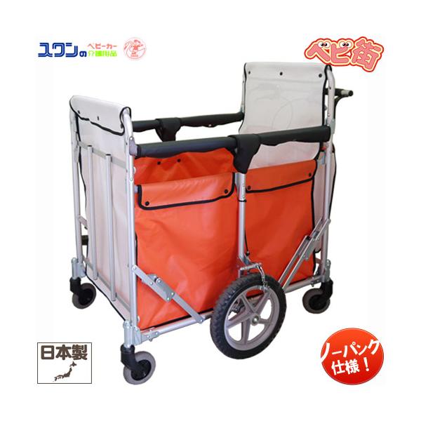 代引不可・日時指定不可 お散歩カート 五十畑工業 ミニバス2 ノー
