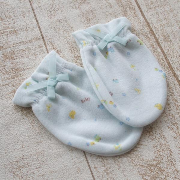 ベビーミトン　生地・縫製ともに高品質　安心・安全の日本製♪　綿100％