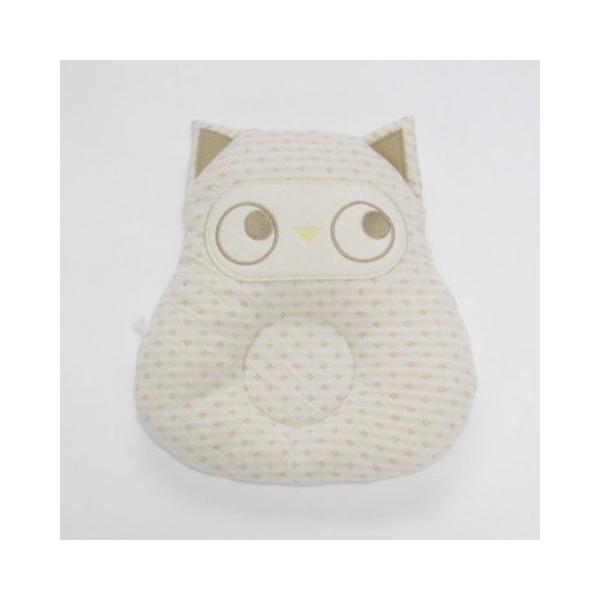 赤ちゃんの柔らかな頭部を、くぼんだ部分とソフトな素材で包みこむベビー用まくら♪たて：23センチ　よこ：20から21センチ表面は敏感な肌の赤ちゃんにも優しいオーガニックコットン♪綿100％　生地・縫製ともに日本製。中身は軽くて柔らかい特殊技術...